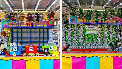 Balloon Bust ring toss